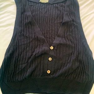 Cute Free People sweater vest shirt